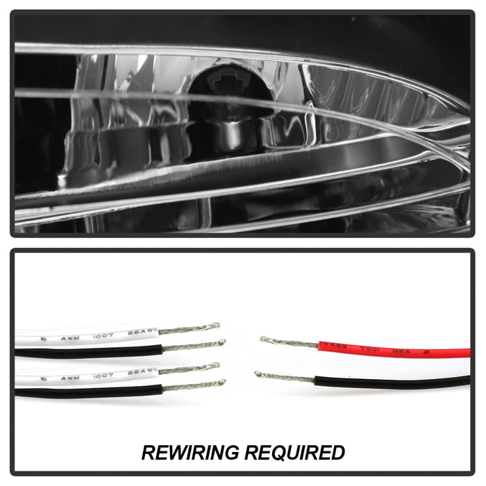 Spyder Toyota Yaris 07-11 4Dr Projector Headlights LED Halo DRL Blk PRO-YD-TYA074D-DRL-BK 5038944