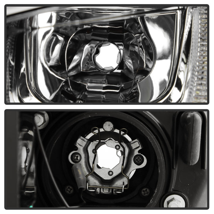 Spyder Volkswagen Golf VII 14-16 Projector Headlights DRL LED Red Stripe Blk PRO-YD-VG15-RED-DRL-BK 5080592