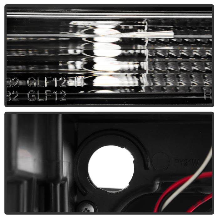 Spyder Volkswagen Golf VII 14-16 Projector Headlights DRL LED Red Stripe Blk PRO-YD-VG15-RED-DRL-BK 5080592