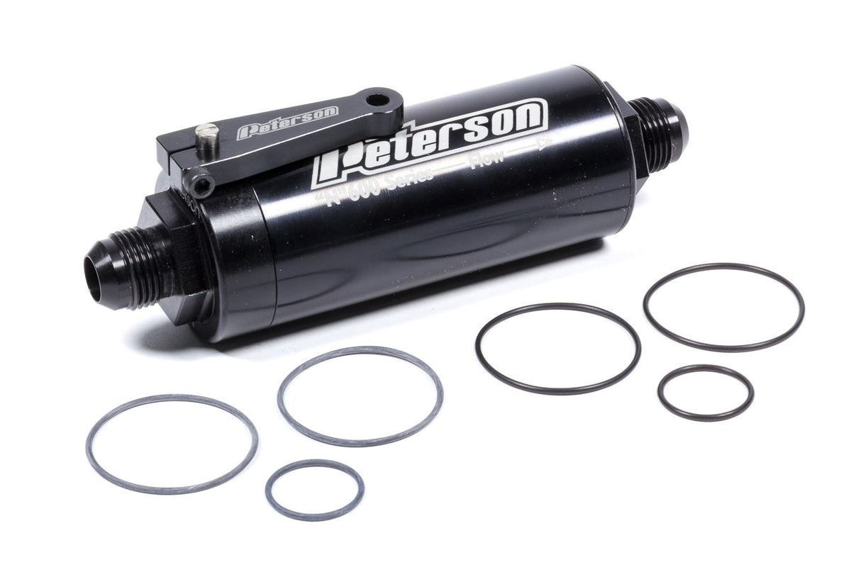 Fuel Filter -10an 100 Micro w/Ball Valve - 090626