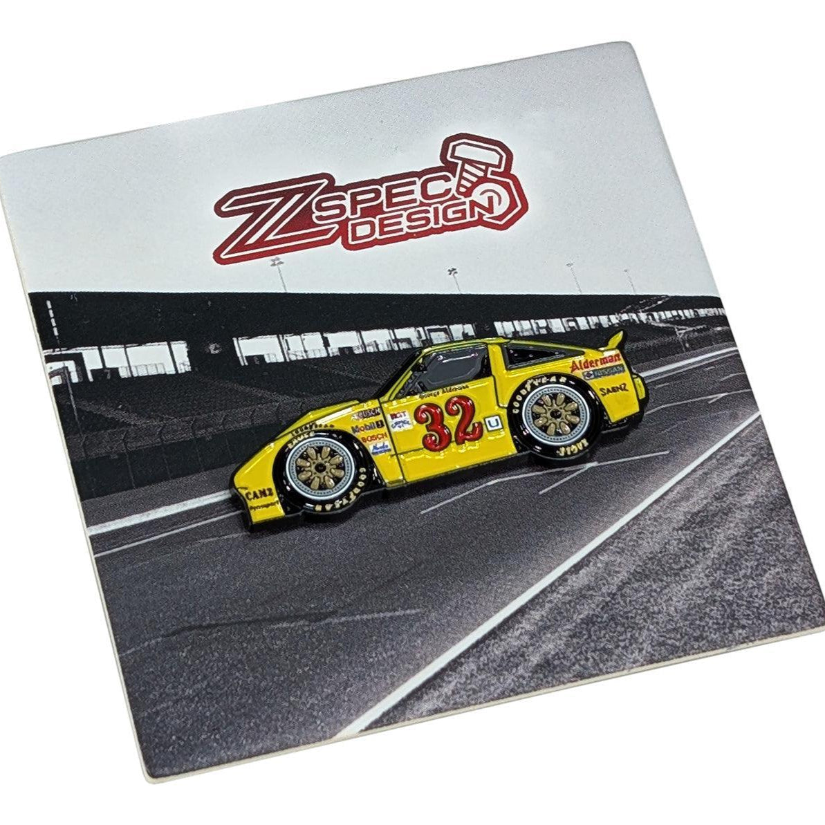 ZSPEC Collector Lapel / Hat Pin - #32 300zx Z31 Race Car