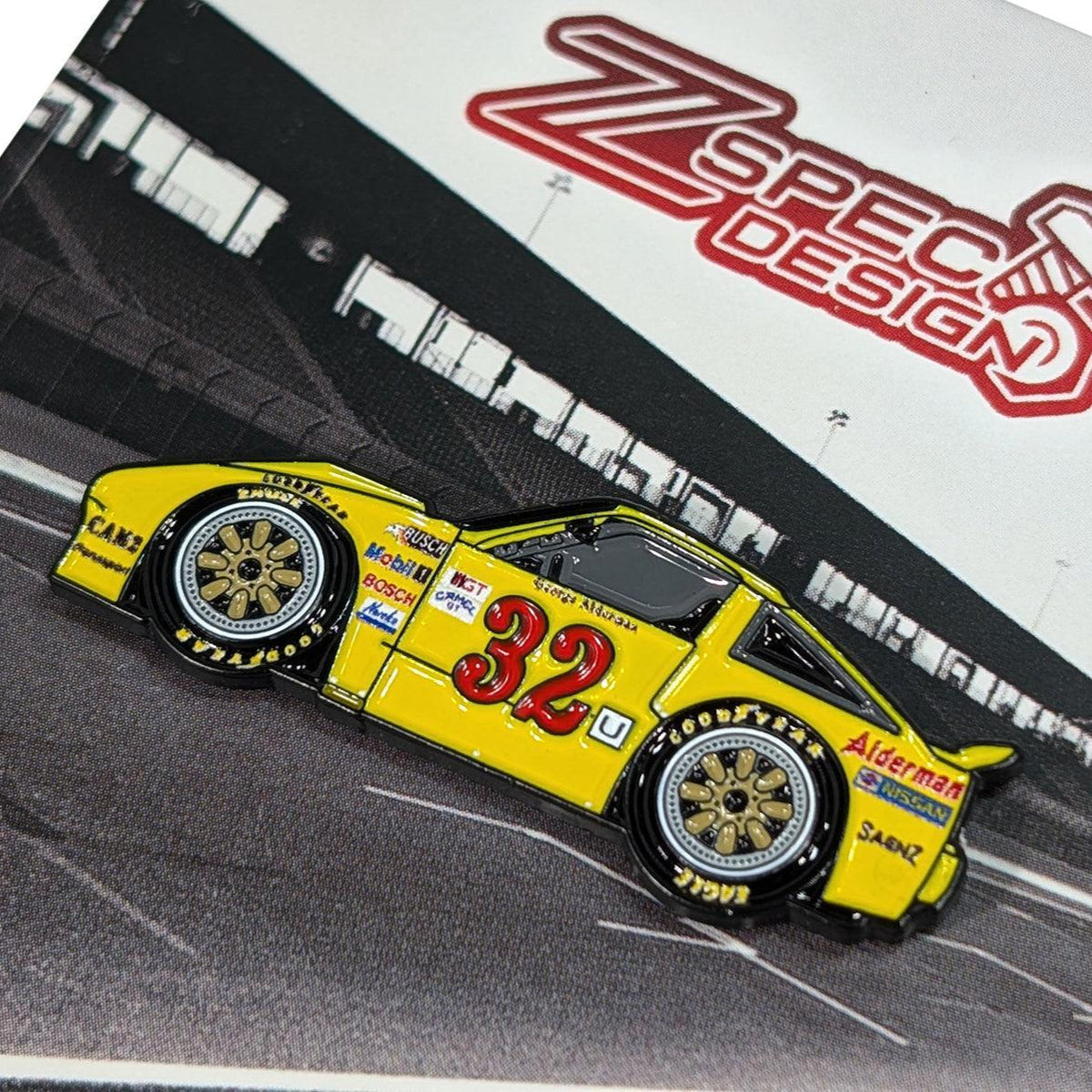 ZSPEC Collector Lapel / Hat Pin - #32 300zx Z31 Race Car