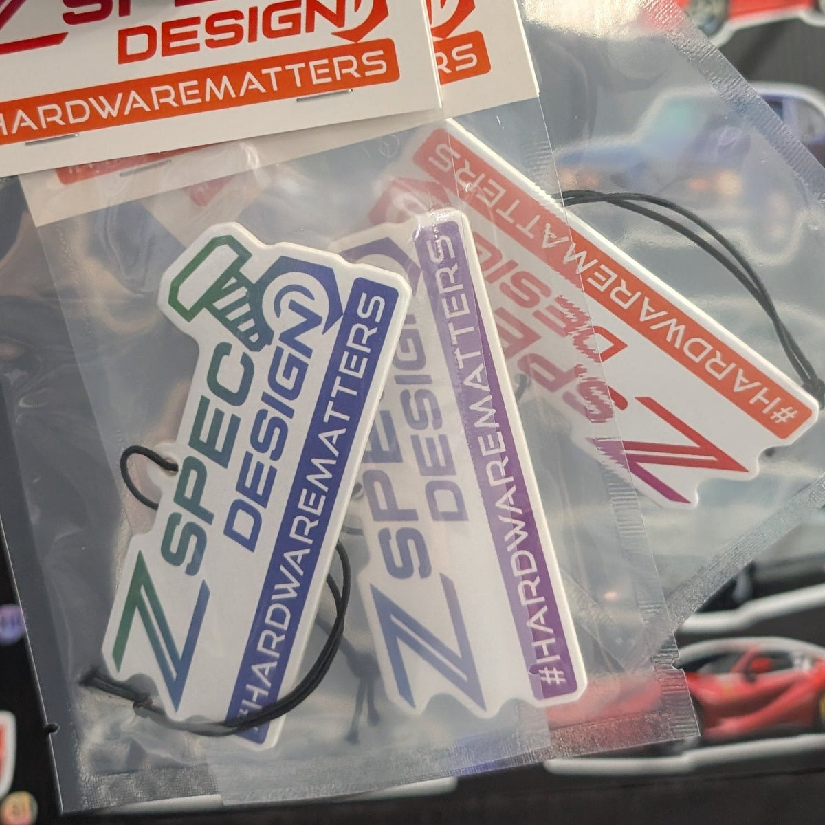 ZSPEC Air Freshener - Colored Logo Style - ~3.5" Wide