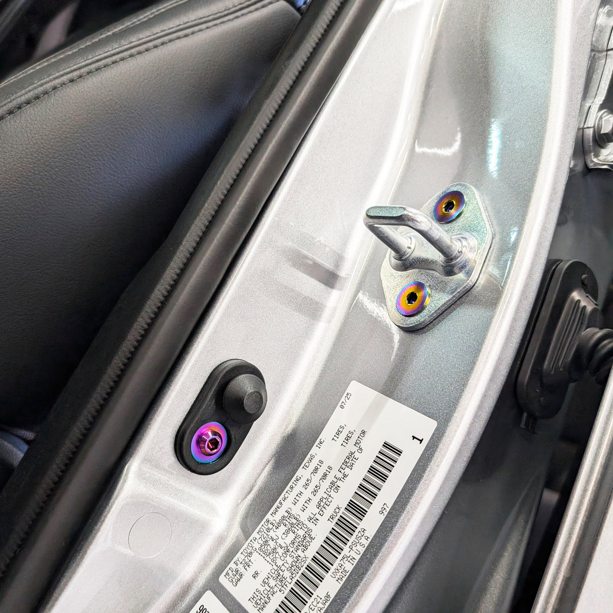 ZSPEC Door-Jams Fastener Kit for the '22+ Tundra XK70, Grade-5 Titanium