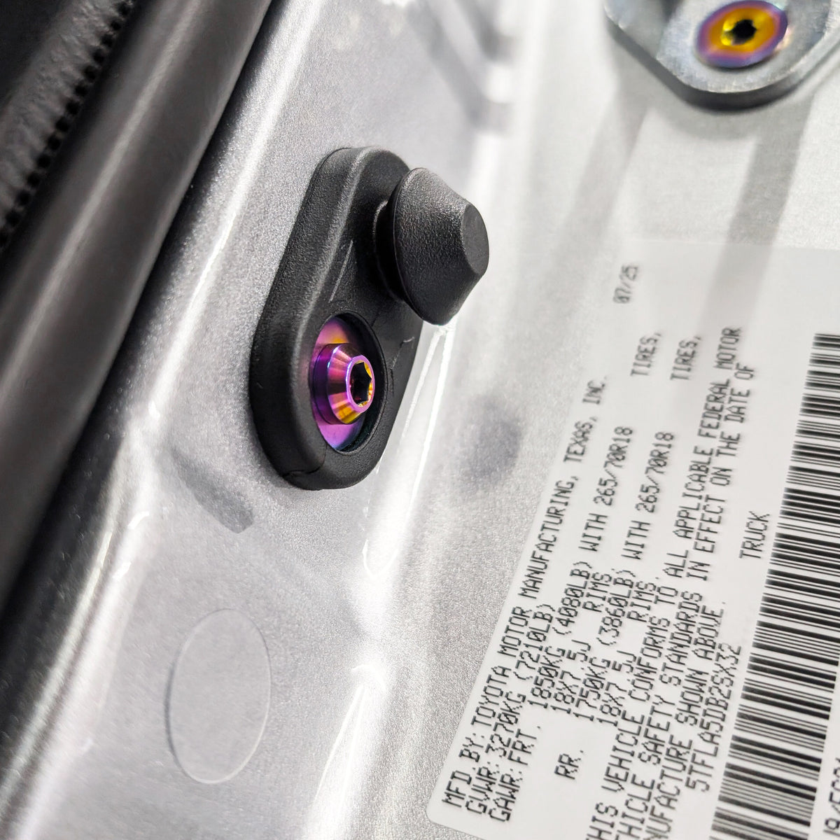 ZSPEC Door-Jams Fastener Kit for the '22+ Tundra XK70, Grade-5 Titanium