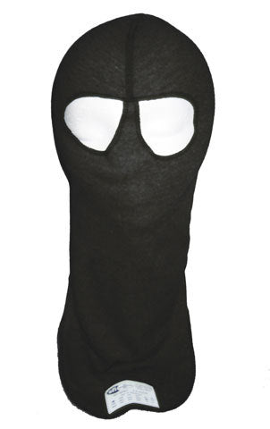 Head Sock Black Dual Eyeport 2 Layer - 1422