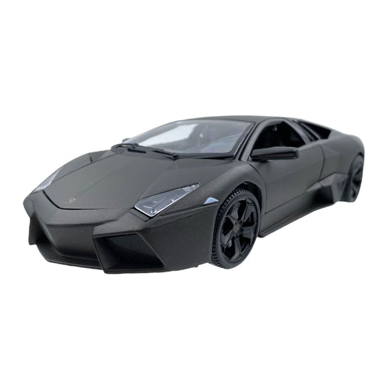 STM Diecast Bburago 2007 Lamborghini Reventon Motorshow Francoforte Matte Dark Grey Metallic 1:18