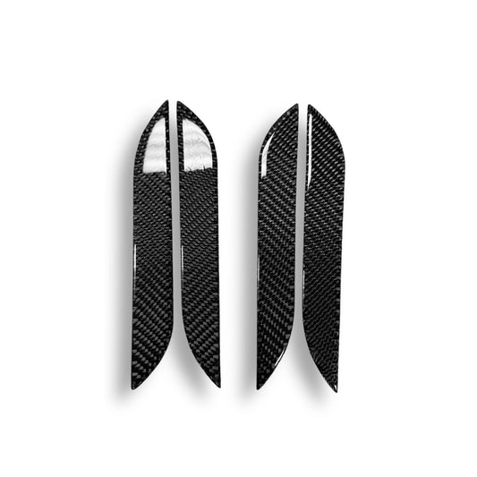 Palenon Performance Model S Carbon Fiber Door Handle Sticker | - View 2