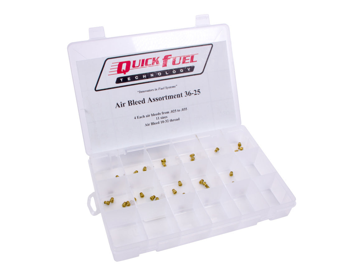 Air Bleed Assortment Kit .025 - .035 - 3625QFT
