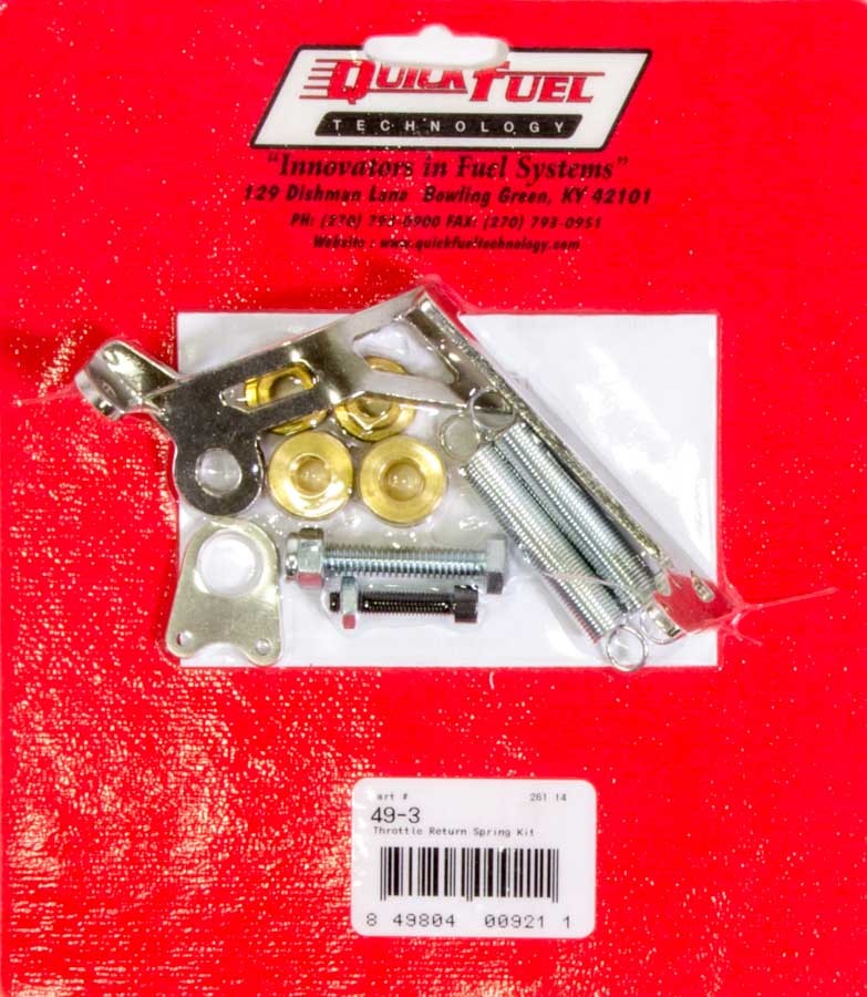 Throttle Return Spring Kit - Square Flange - 493QFT