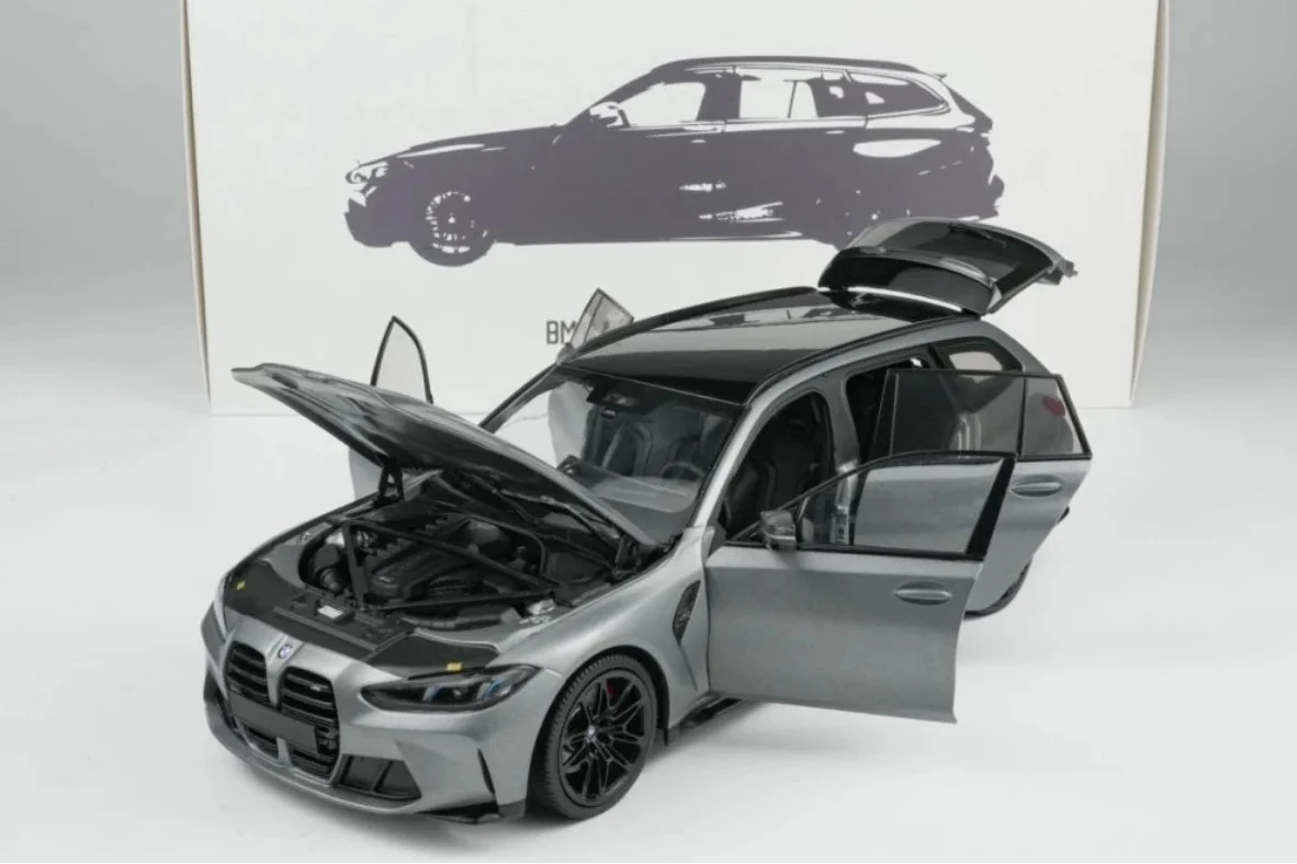 Minichamps BMW M3 Touring (G81) M Wagon Matte Silver Grey 1:18