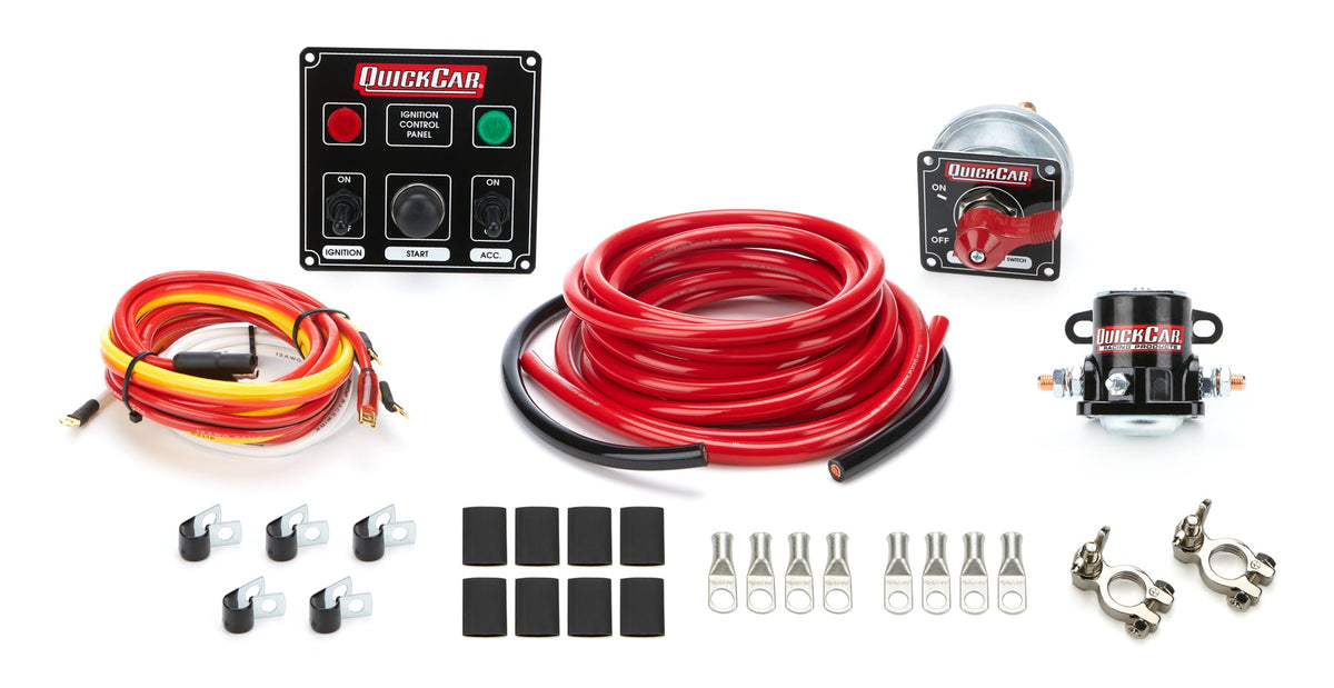 Wiring Kit 4 Gauge with Black 50-822 Panel - 50831