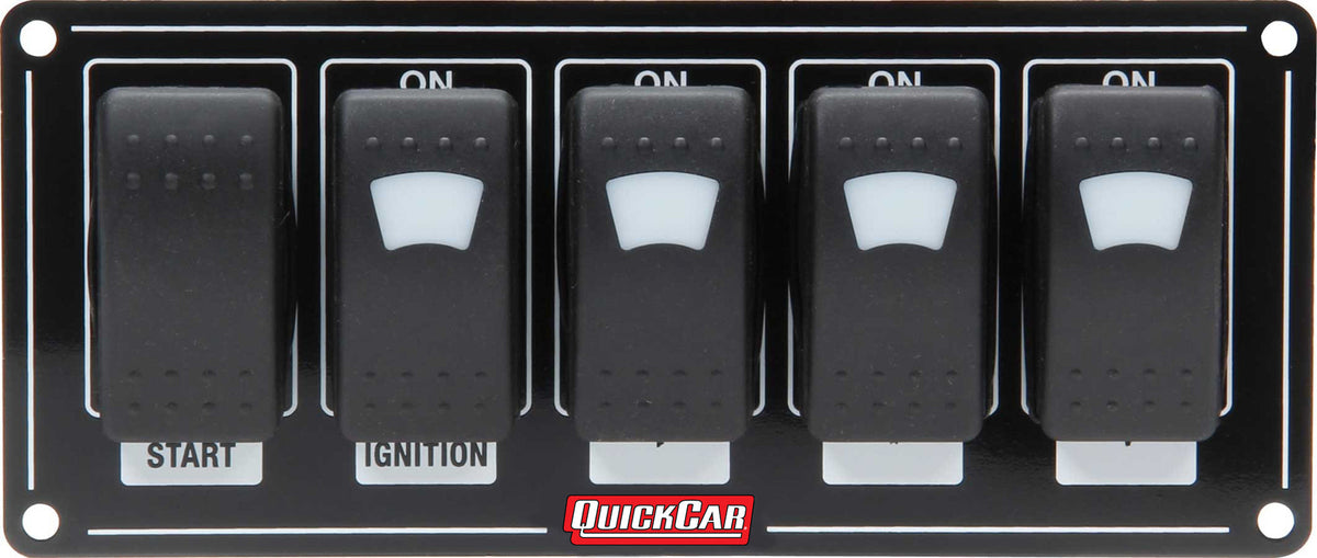 Ignition Panel w/ Rocker Switches & Lights - 52866