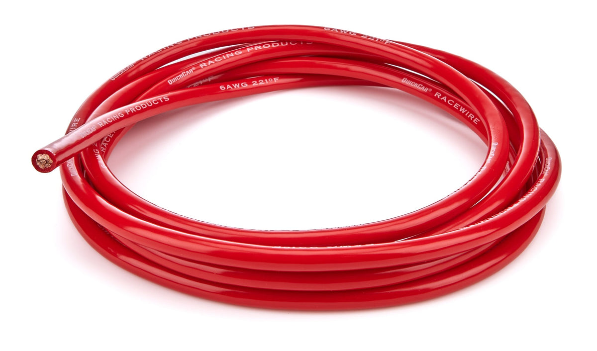 Battery Cable 6 Gauge Red 10ft Length - 572601