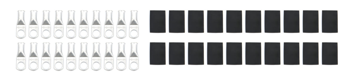 Ring Terminal 3/8in 4 Ga w/Heat Shrink 20pk - 5753020