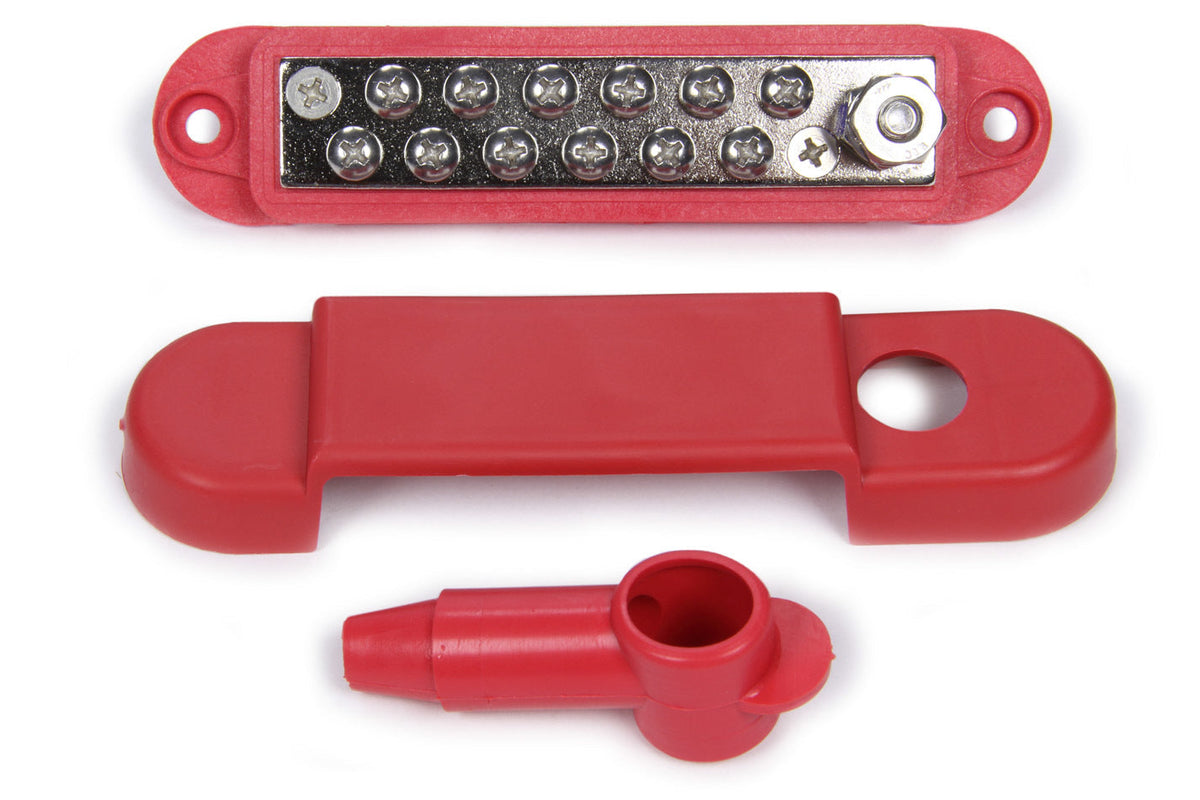 Red Terminal Buss Bar w/Covers - 578012
