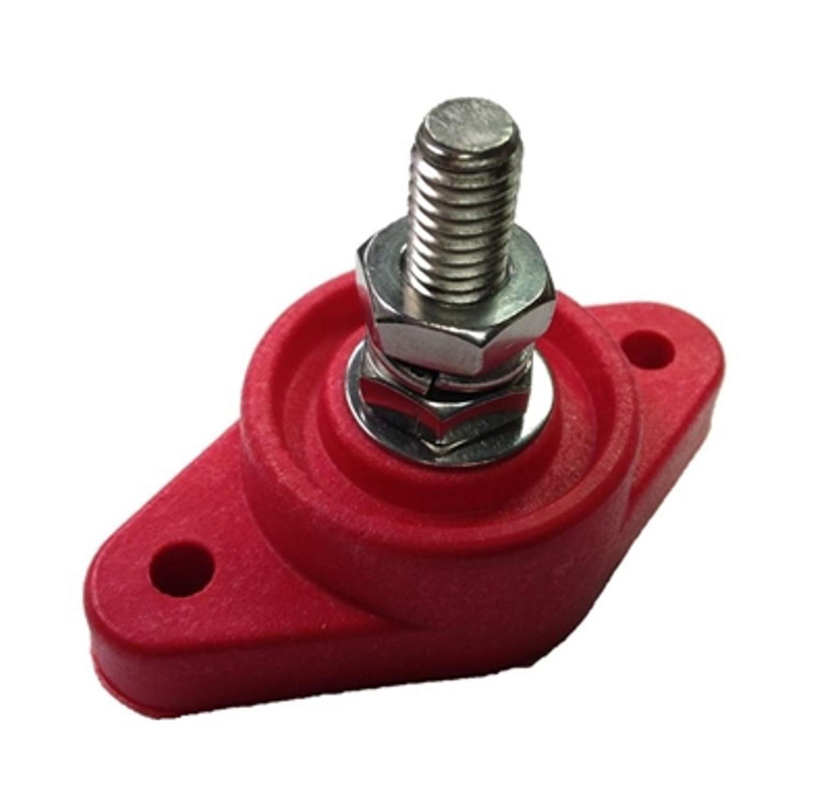 Power Distribution Block Red Single Post - 57807