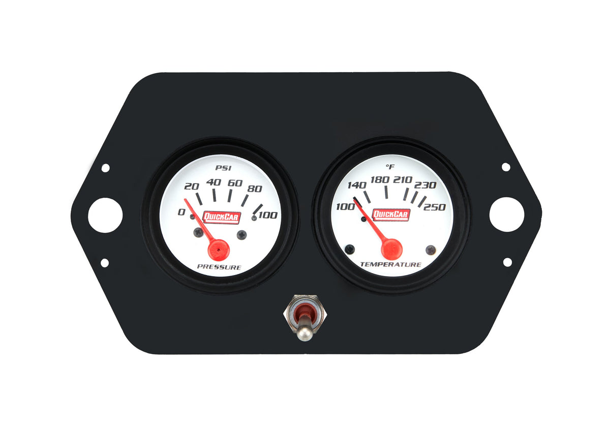 Gauge Panel 2in Open Wheel w/ Switch - 612205
