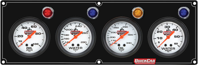 4 Gauge Panel OP/WT//OT/WP Black - 616723
