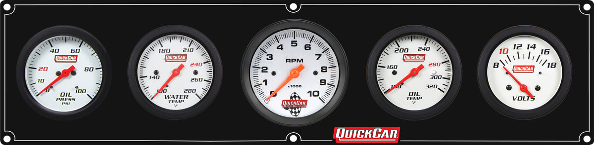 Extreme 4-1 Panel w/Tach OP/WT/OT/VT Black - 6177573