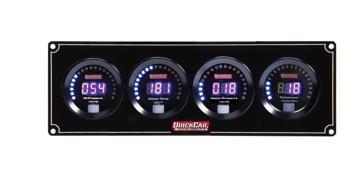 Digital 3-1 Gauge Panel OP/WT/WP w/Tach - 673046