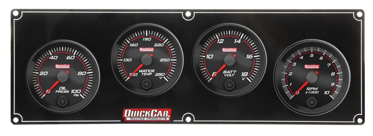 Redline 3-1 Gauge Panel OP/WT/Volt w/2-5/8in Tac - 693247
