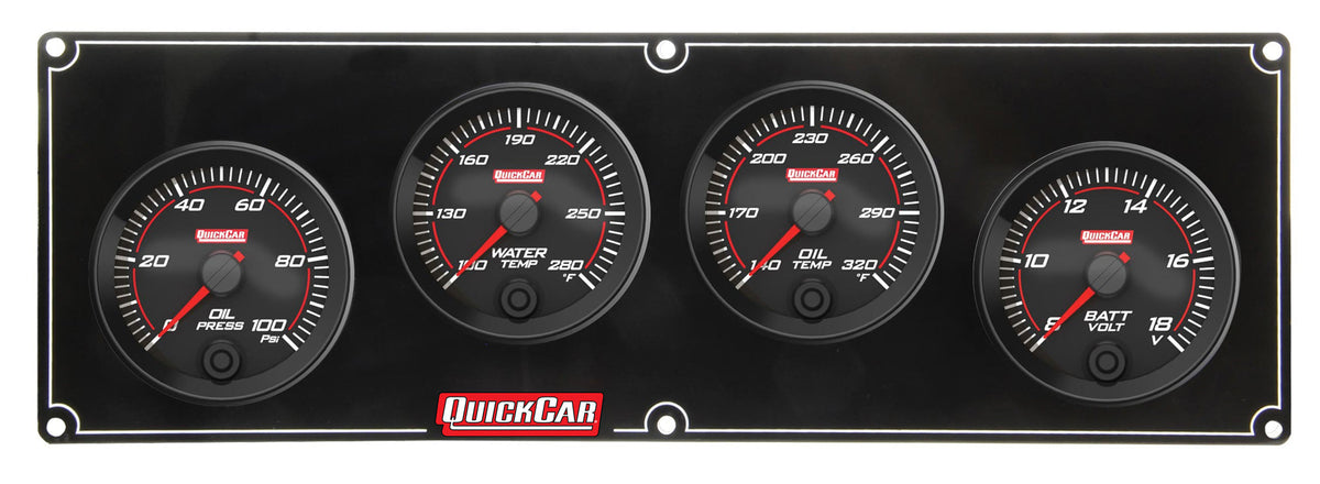 Redline 4 Gauge Panel OP/WT/OT/Volt - 694027