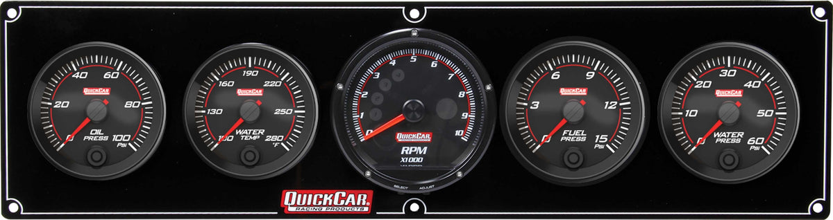 Redline 4-1 Gauge Panel OP/WT/FP/WP w/Recall Tac - 694056