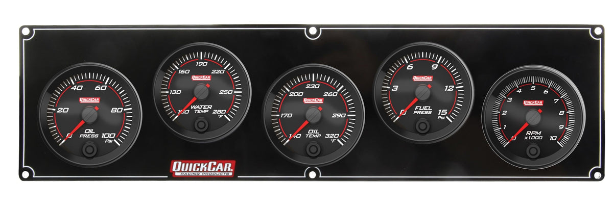 Redline 4-1 Gauge Panel OP/WT/OT/FP w/2-5/8 Tach - 694251