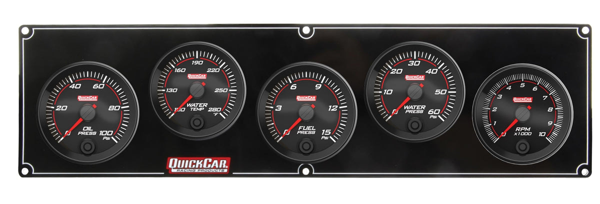 Redline 4-1 Gauge Panel OP/WT/FP/WP w/2-5/8 Tach - 694256