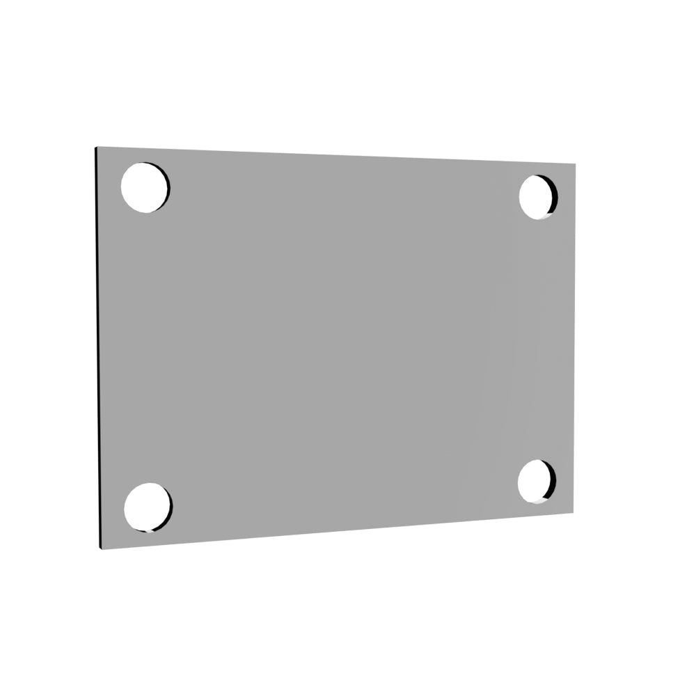 Low Profile Oval 4 Bolt Cover Plate - 10338C