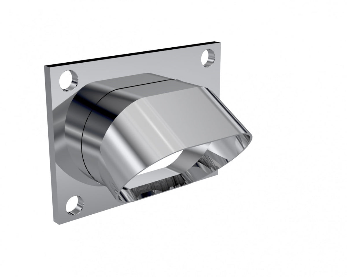 Low Profile Oval Stain less Steel Turn Down - 11339