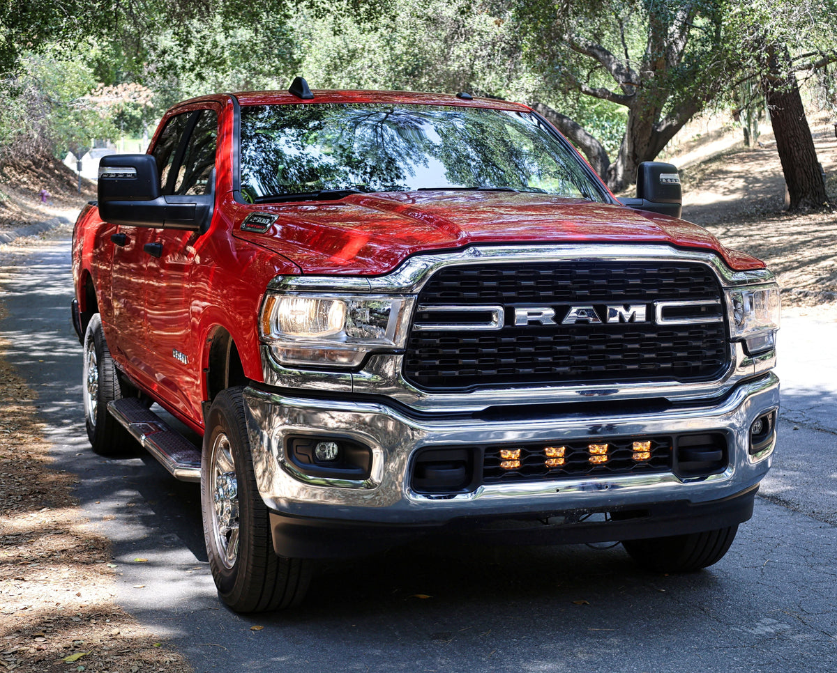 M&R Automotive 2019-24 RAM 2500/3500 Lower Grille Light Pods - View 2