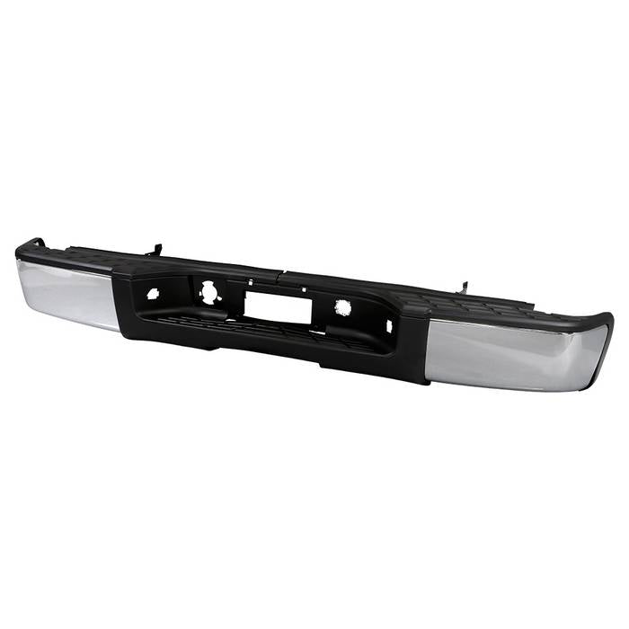 SPYDER xTune 07-13 Chevy Silverado/GMC Sierra 1500 OEM Style Steel Rear Bumper - Chrome RB-CS07-SET-C 9046926
