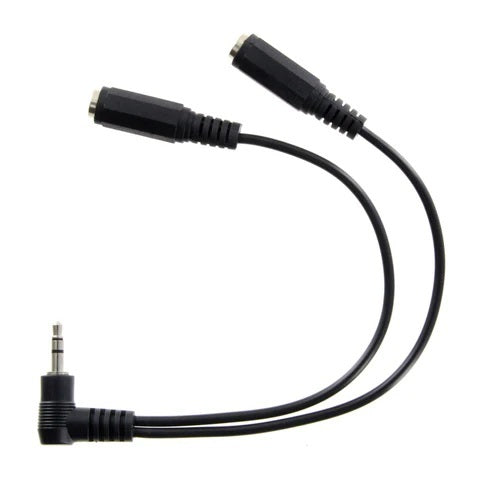 Splitter Stereo 1/8in Male to 1/8in Dual Femal - RE66S