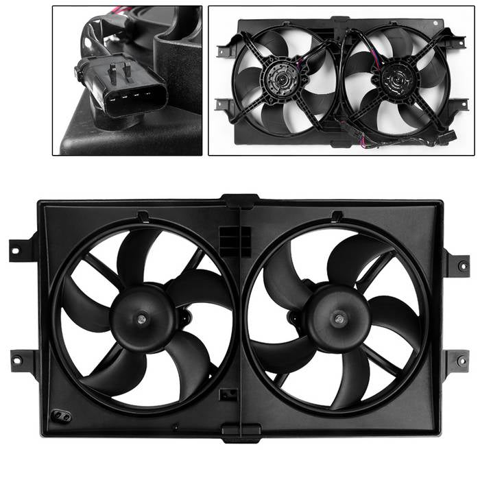 SPYDER xTune 99-04 Chrysler 300M /98-04 Dodge Intrepid Radiator Fan (RF-CH-674-367) 9941689