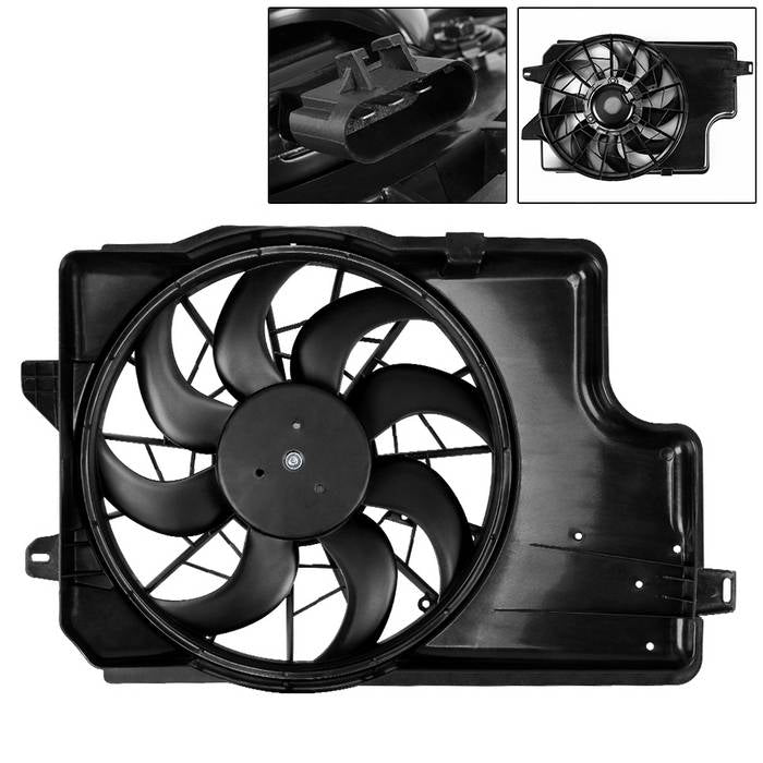 SPYDER xTune 94-96 Ford Mustang V6 3.8L Radiator Fan (RF-FD-620-128) 9940866