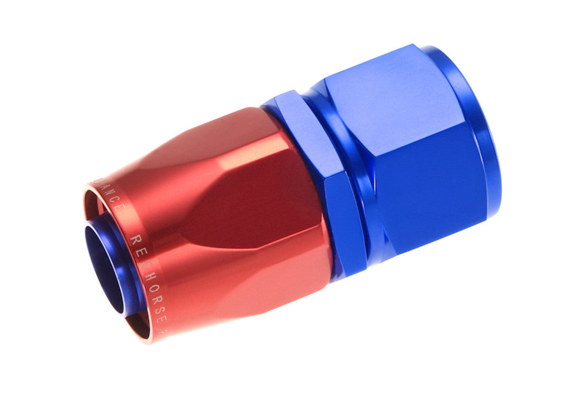 20AN Straight Hose End Red Blue - 1000201