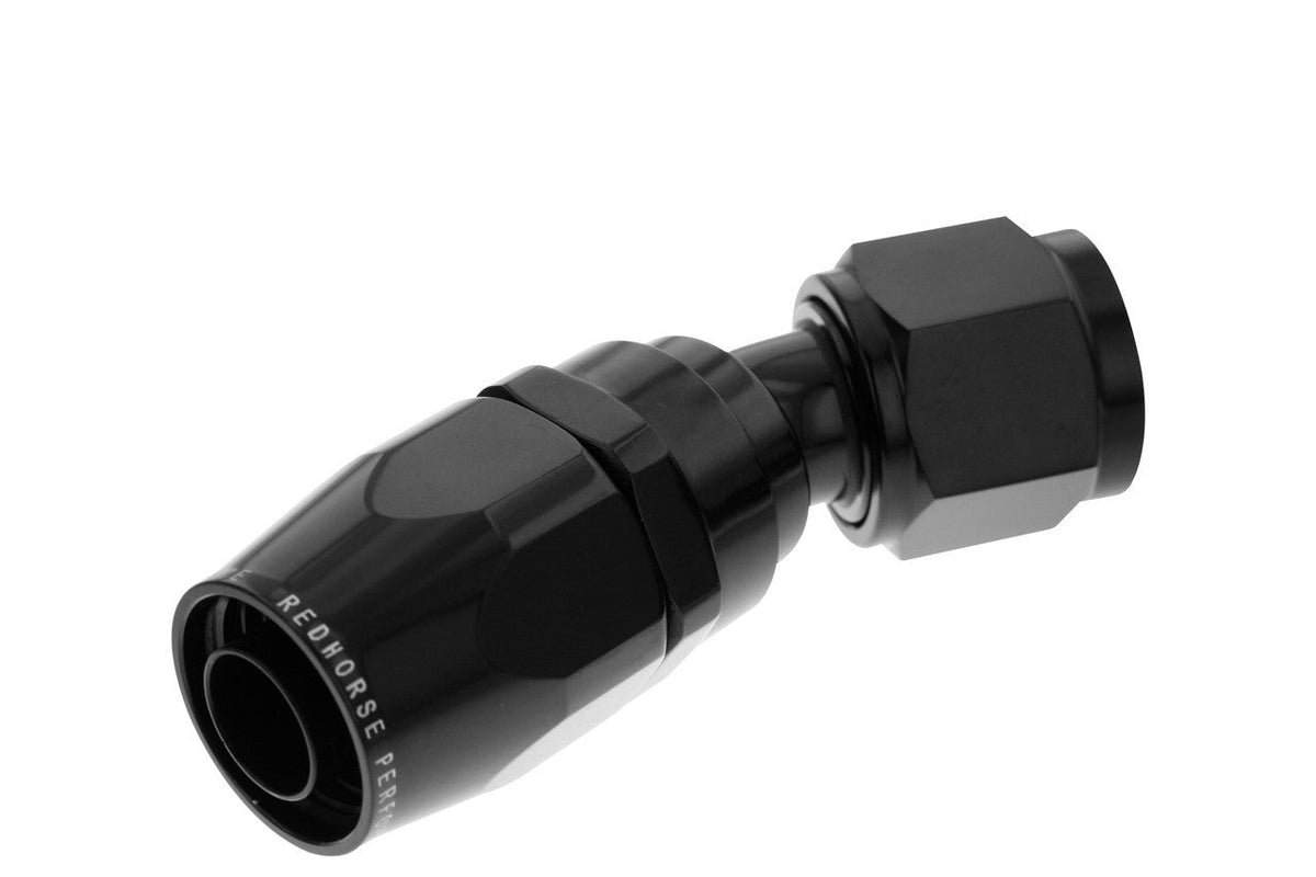 8AN Swivel Hose Ends Black 30 - 1030082