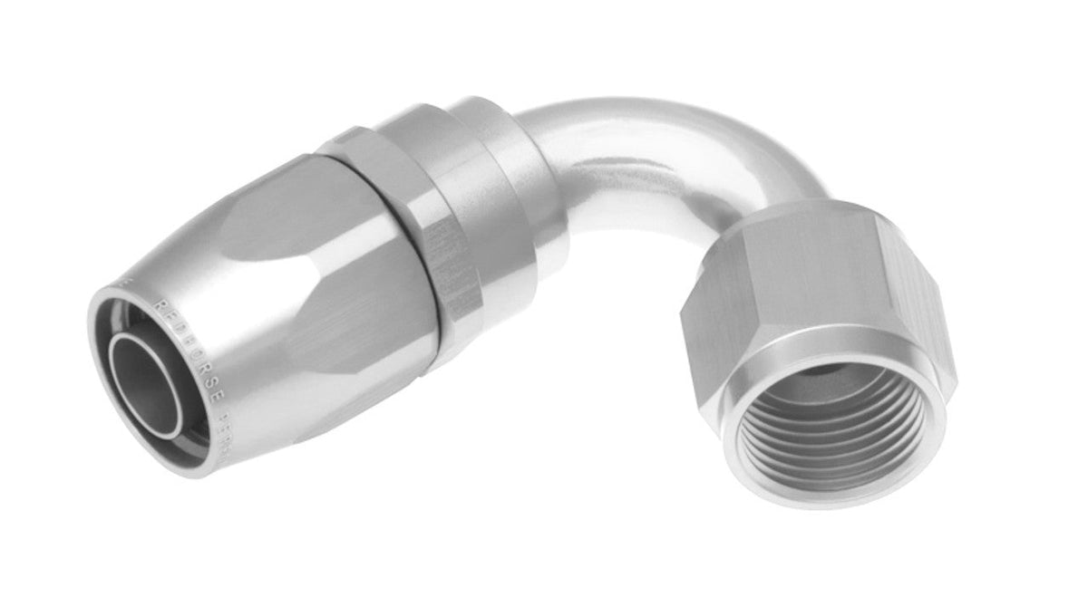 10AN 120 Degree Female Aluminum Hose End Clear - 1120105