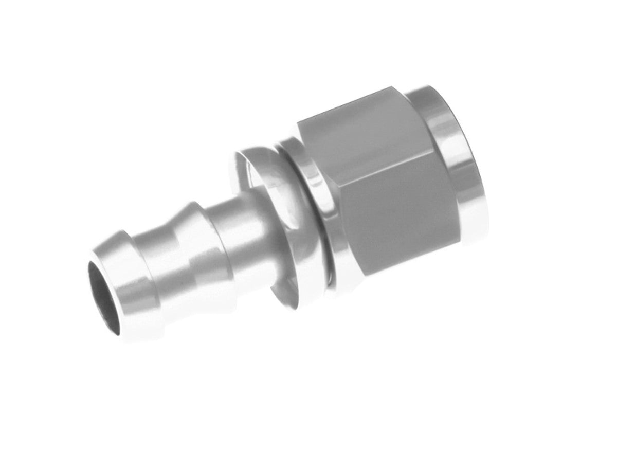 8AN Straight Push Lock Hose End Clear - 2000085