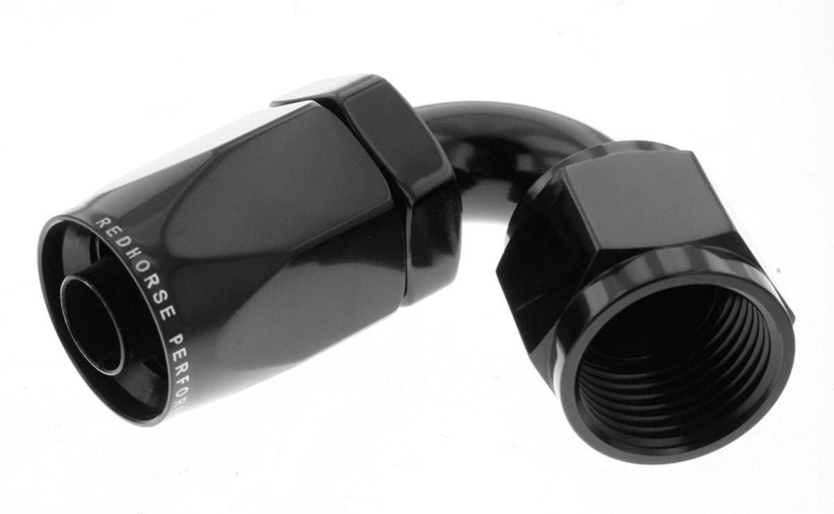 4AN Non-Swivel Hose End Black 120 - 6120042