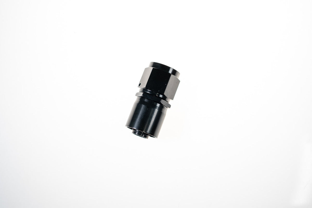 12AN Straight Crimp Hose End Black - 7002122