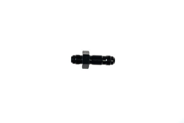 16AN STR Male Bulkhead Black - 832162