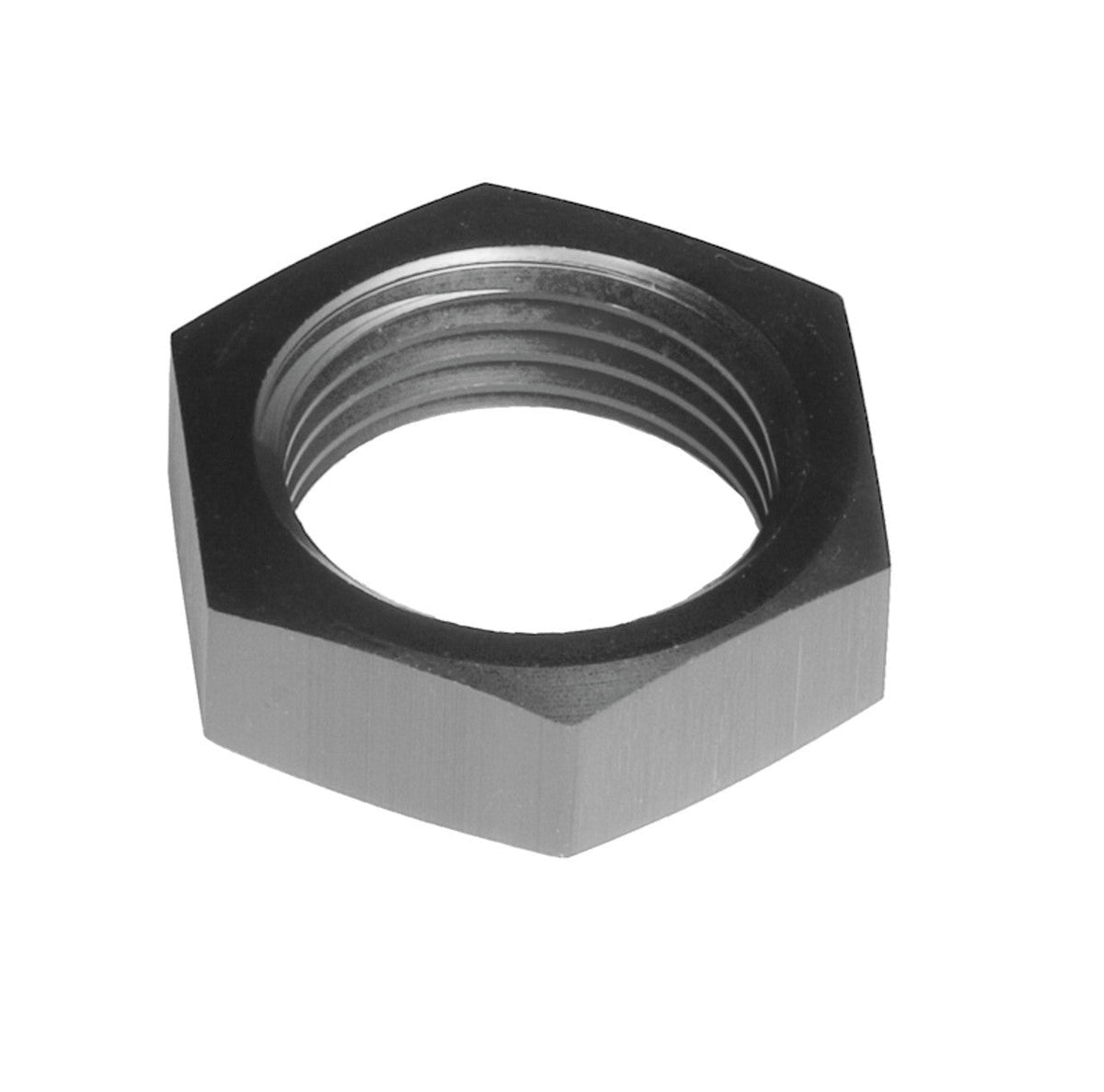 6AN Bulkhead Nuts Aluminum Black 2/pkg - 924062