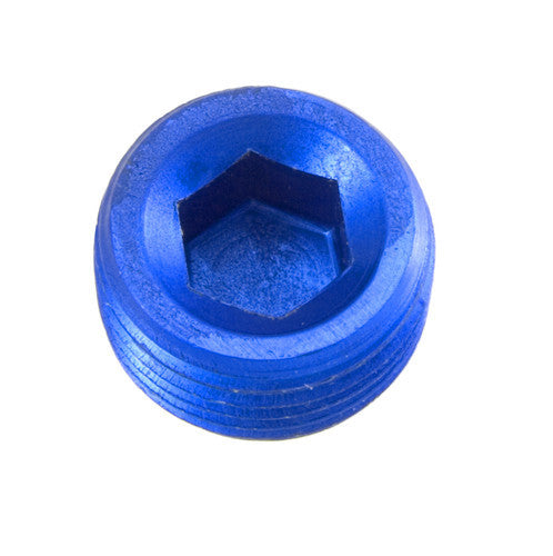 1/16in NPT Hex Head Pipe Plug 2/pkg Blue - 932011