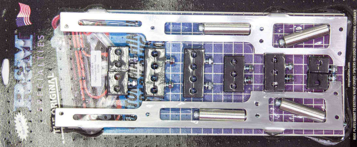 Spark Plug Wire Loom SBC Satin Vertical Style - 110190S