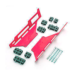 Spark Plug Wire Loom SBC C/B Red - 1120R