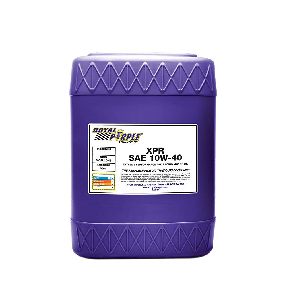 Synthetic Racing Oil XPR 5-Gallon (10W40) - 05041
