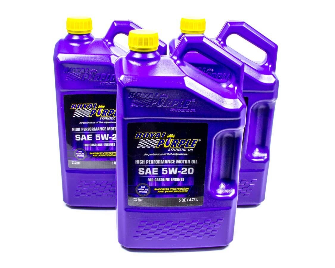 5W20 Multi-Grade SAE Oil 3x5-qt Bottles - 53520
